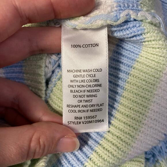 Altar’d State Cropped Briella Knit Striped Sweater Womens Size S - Picture 7 of 7